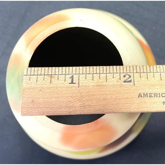 Glynda Turley 2002 Signed Reverse Hand Painted Grapes Glass Shade Only - Picture 5 of 6